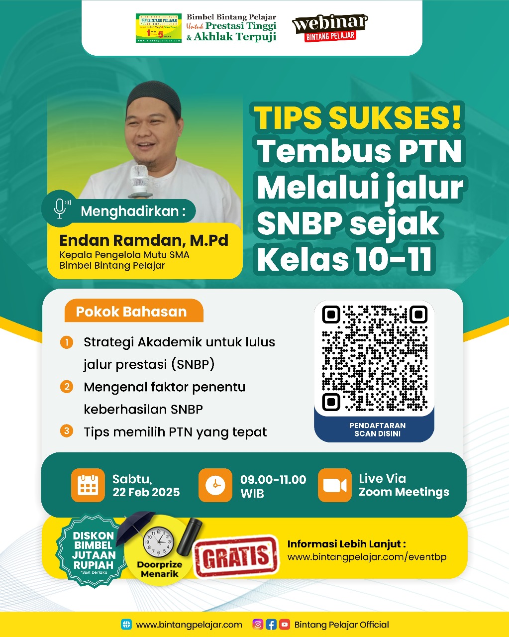 Tips Sukses Tembus PTN Melalui Jalur SNBP Sejak Kelas 10-11